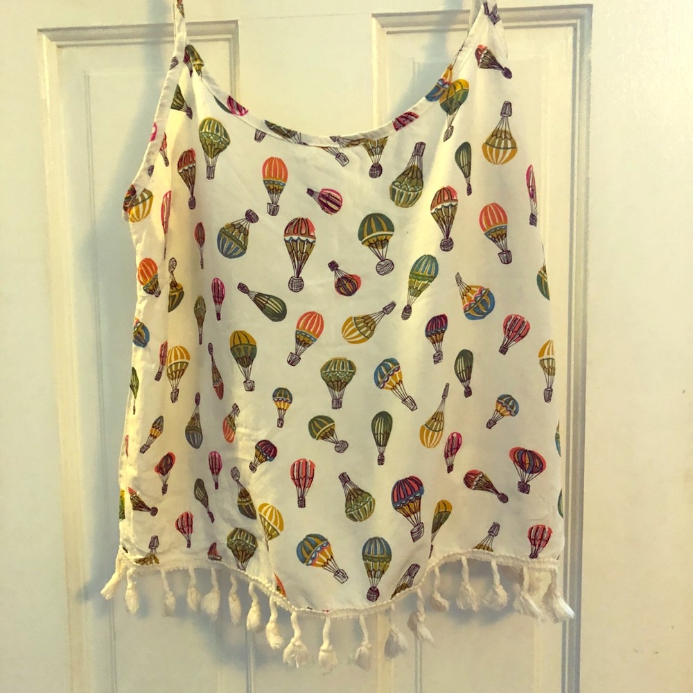 Flowy Air Balloon Crop Top with Open Back
